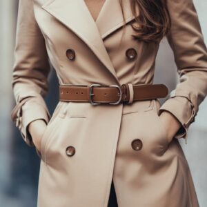 Sublimez votre Silhouette : L’Art de Porter une Ceinture Femme pour Manteau et Trench
