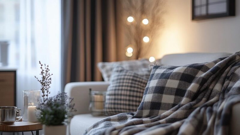 Comment transformer votre intérieur avec un plaid personnalisé chaud et décoratif